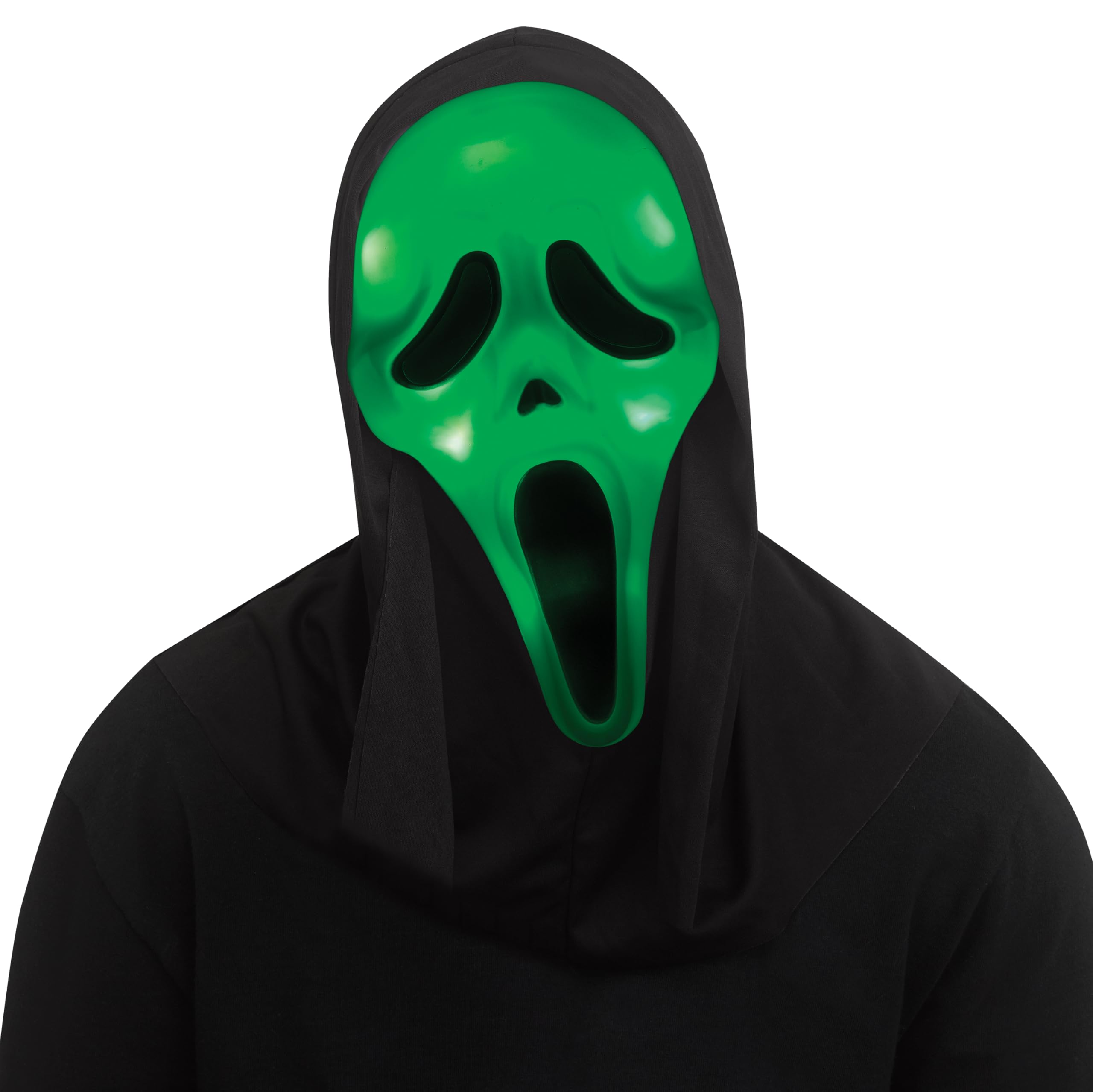 FUN WORLD 1997年製 SCREAM ゴーストフェイス 蓄光 マスク Fun World Ghost Face Color Change Mask Costume Accessory, Multi